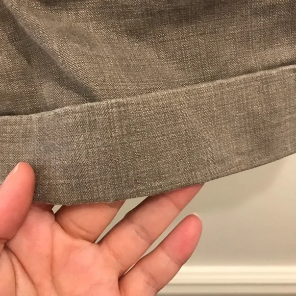 Free People Tie Waist Utility Shorts 4 gray beige - Picture 8 of 11